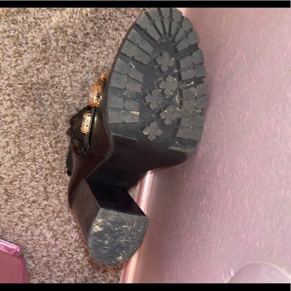 Steve Madden combat boots with jewels - Picture 4 of 4